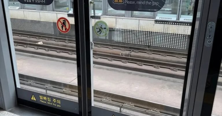 Seoul subway train and platform screen doors for a 2026 travel guide