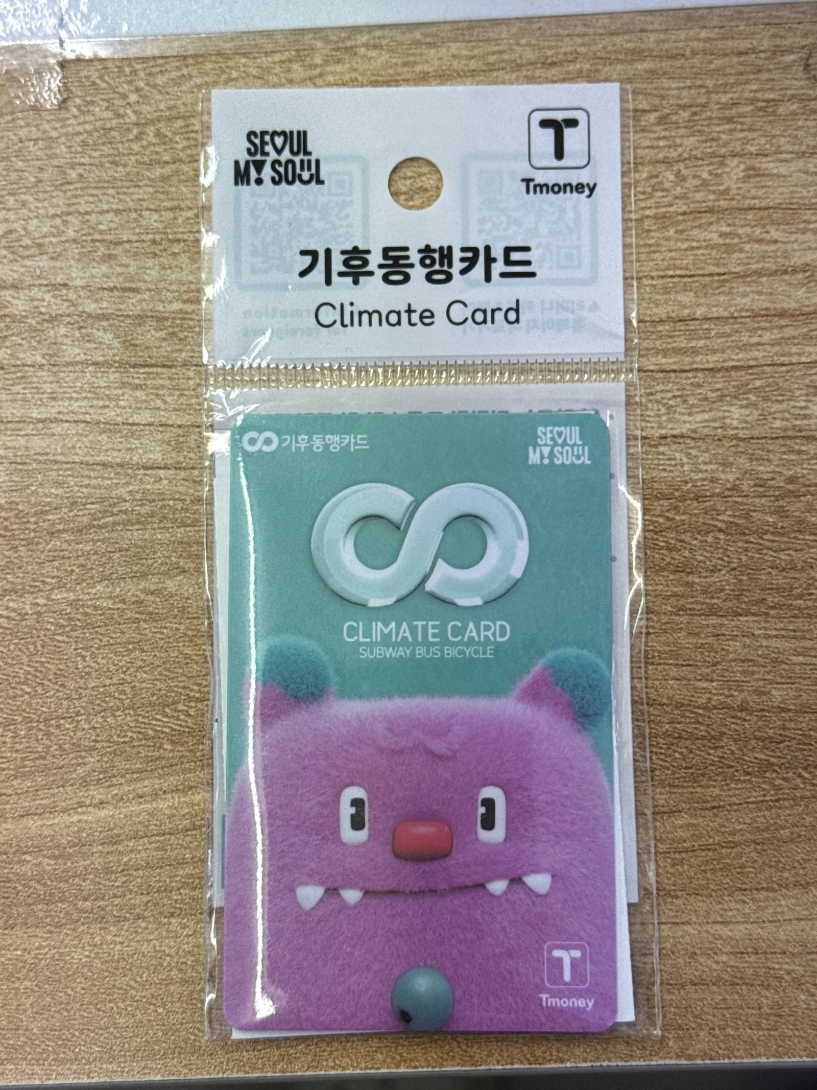 Seoul Climate Card tourist transit pass