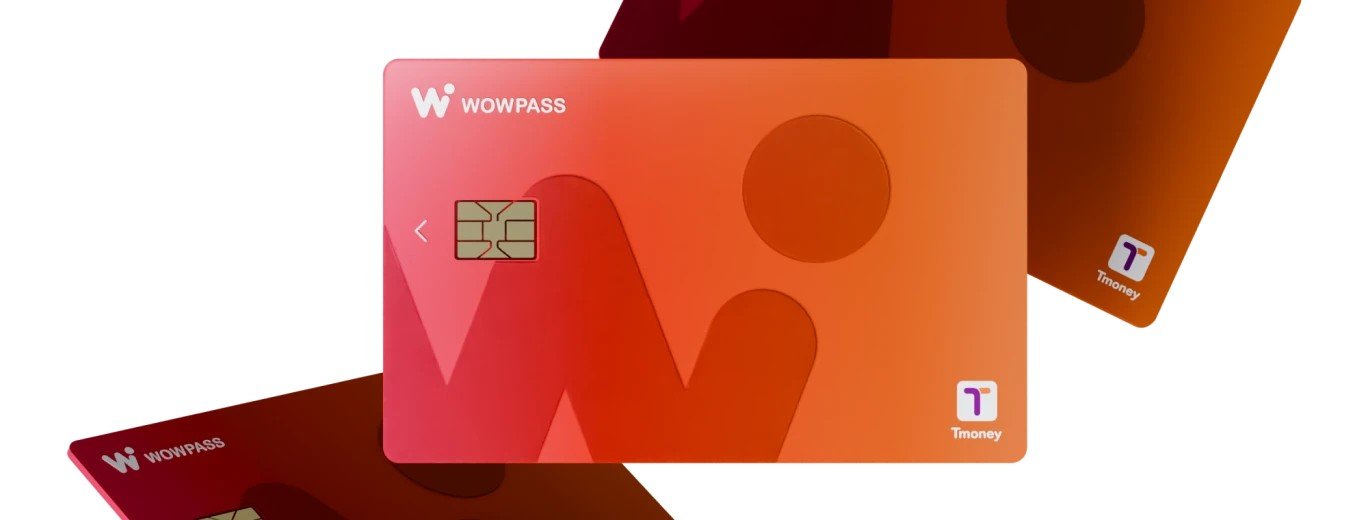 Official WOWPASS physical card with built-in T-money function