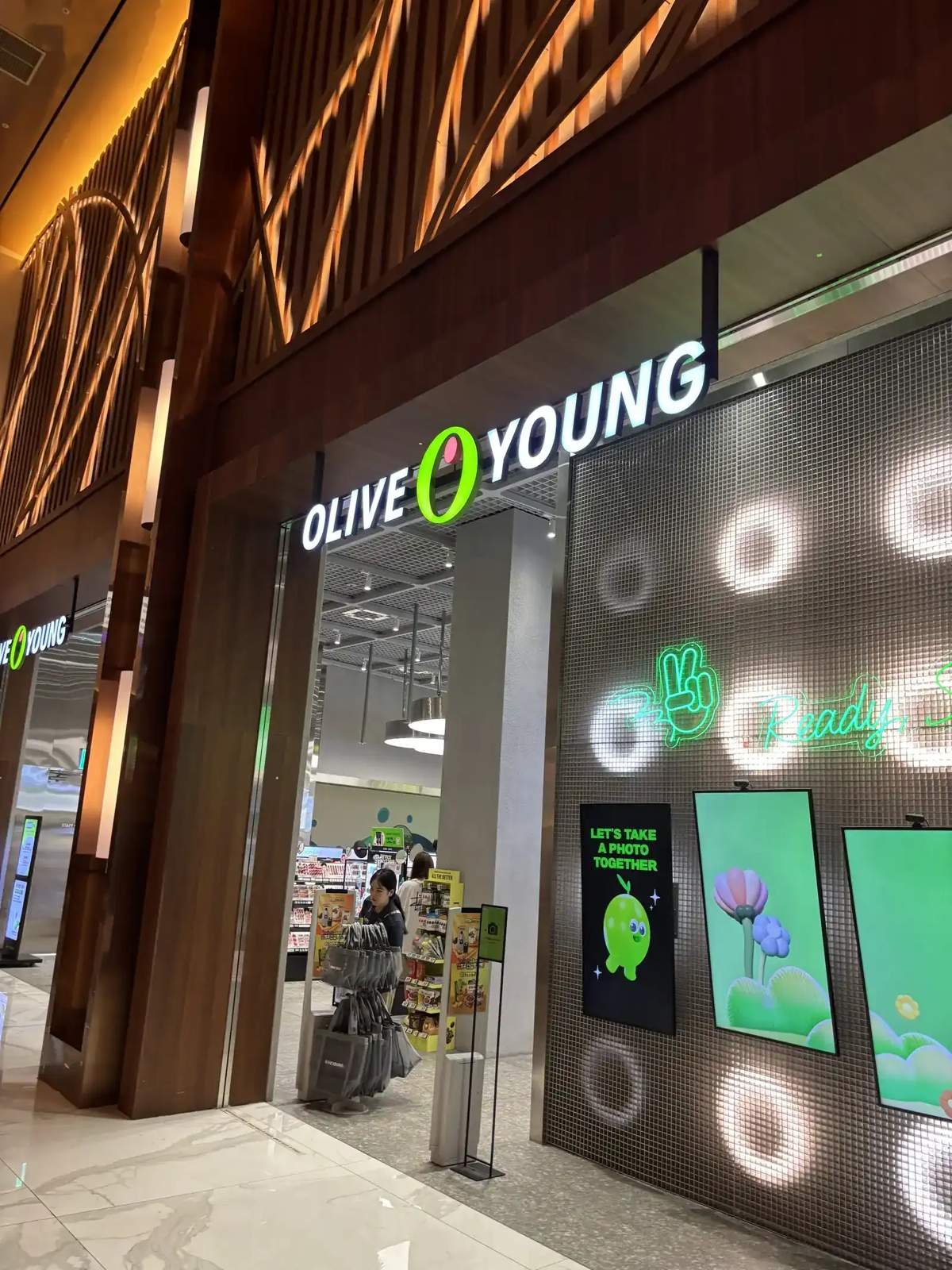 Olive Young storefront in Korea